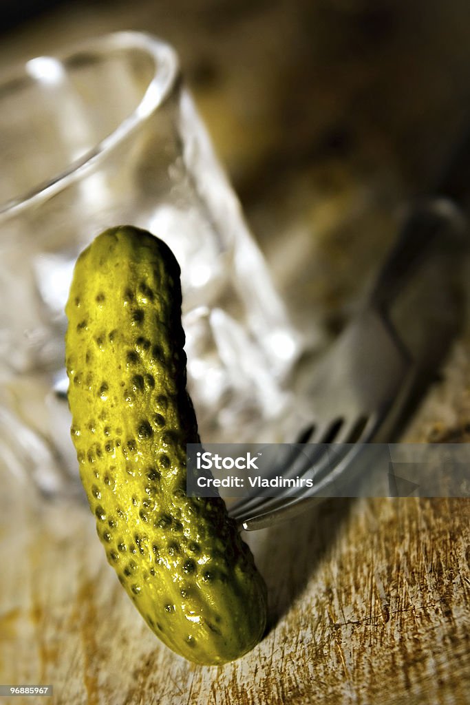 Wodka und cucunber - Lizenzfrei Abhängigkeit Stock-Foto