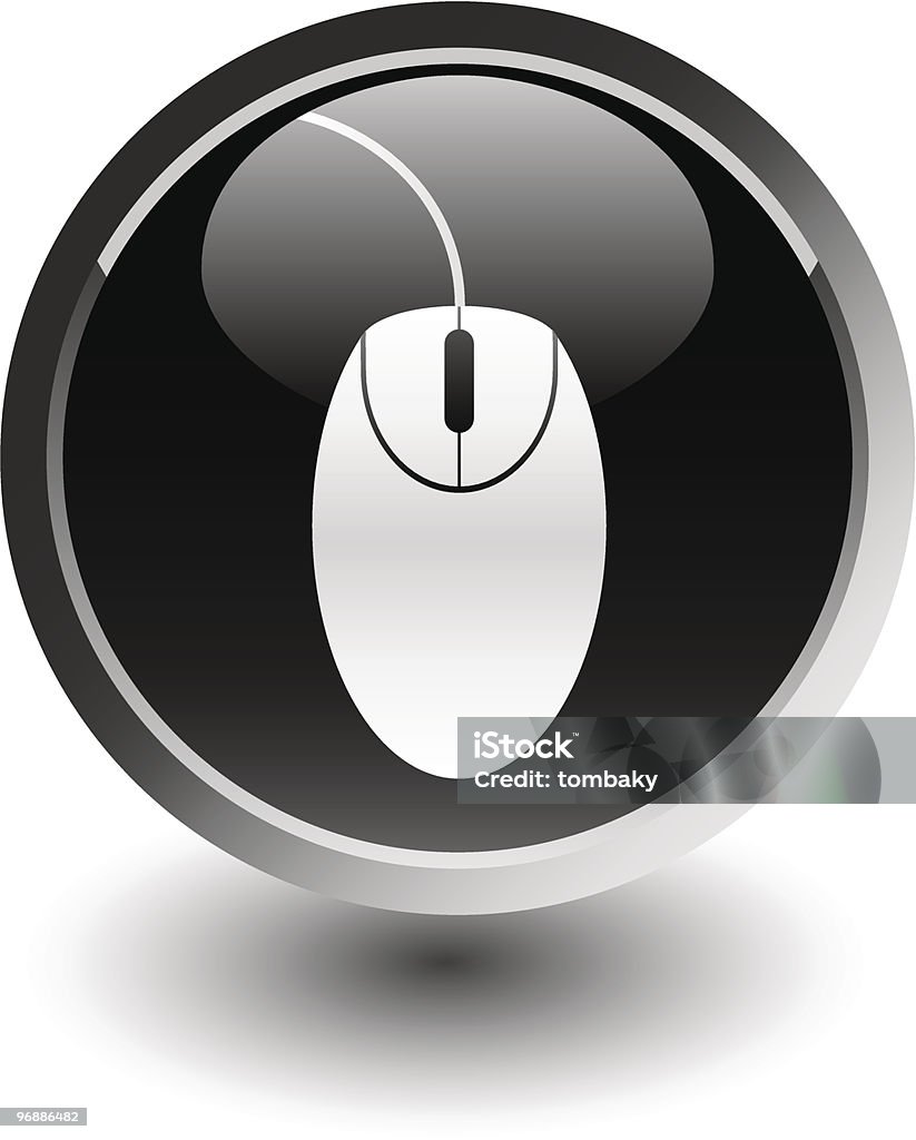 web przycisk myszy - Grafika wektorowa royalty-free (Bez ludzi)