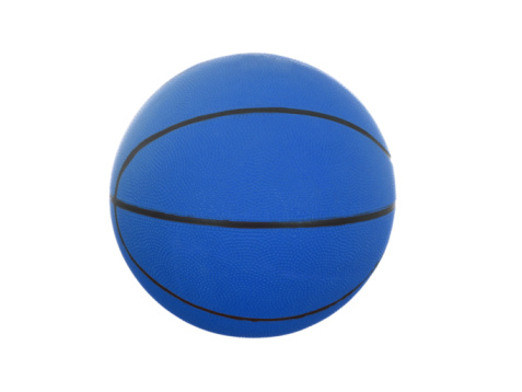 3d Render Basketball Ball, object + shadow clipping path