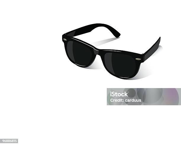 Occhiali Da Sole Neri - Immagini vettoriali stock e altre immagini di Occhiali da sole - Occhiali da sole, Scontornabile, Colore nero