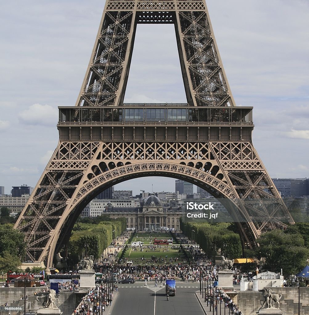 Torre Eiffel, París. - Foto de stock de Embotellamiento libre de derechos