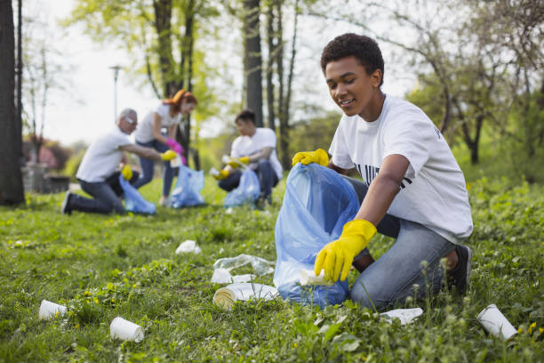 istock Inspired male volunteer saving nature 968871996