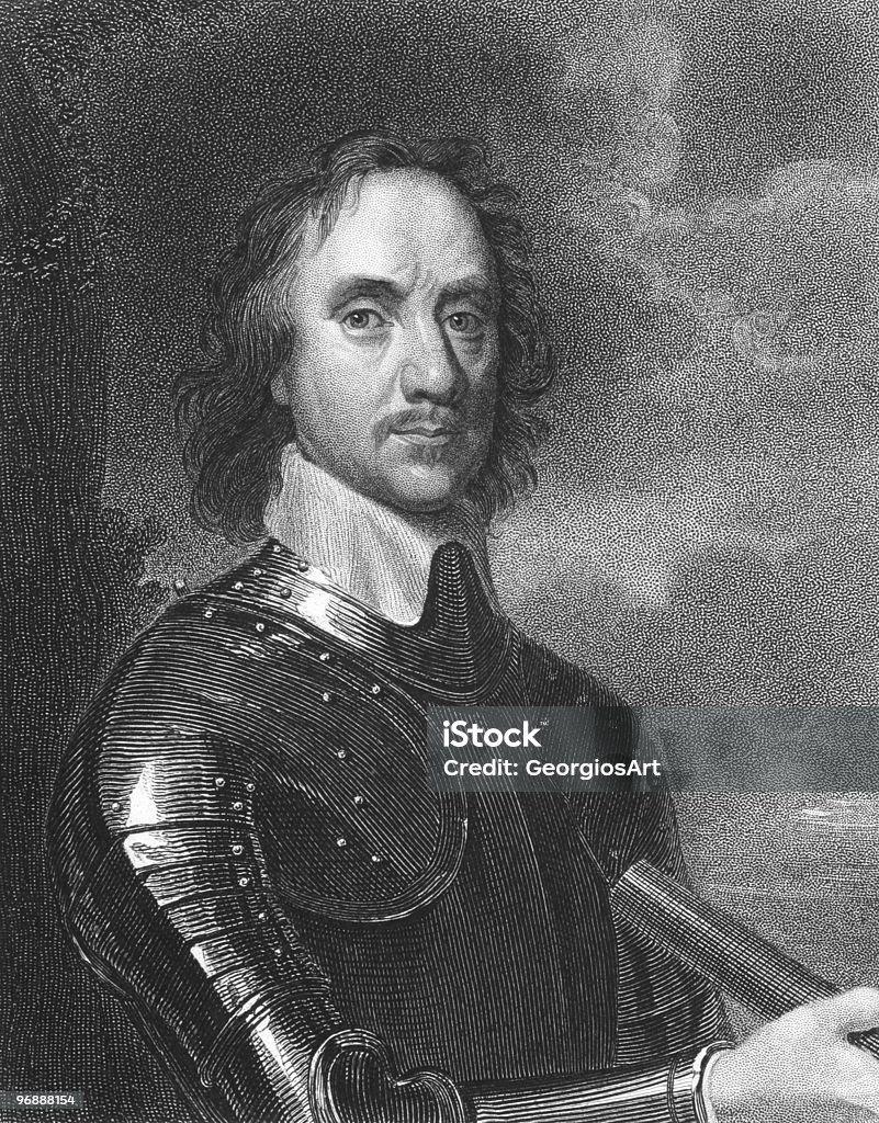 Oliver Cromwell - Illustration de Oliver Cromwell - Lord Protecteur libre de droits