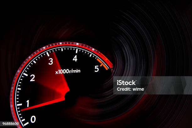 Dashboard Gauges Stock Photo - Download Image Now - Blurred Motion, Color Image, Dashboard - Vehicle Part