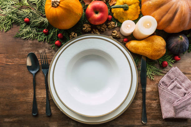 istock top view of table setting with beautiful christmas decor 968890752