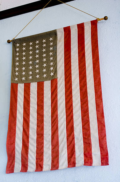 istock Vintage American Flag with 48 Stars 96891140