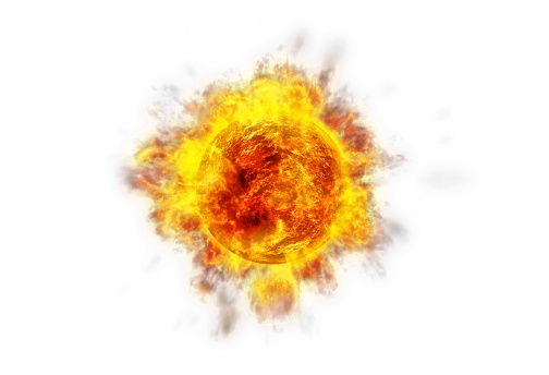 Abstract flying energy meteor particle comet space magical yellow fiery futuristic hi-tech, abstract background.