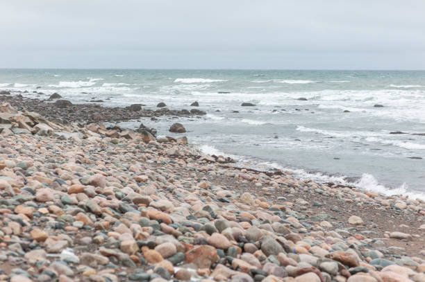 Rocky beach along Massachusetts Bay in Scituate
