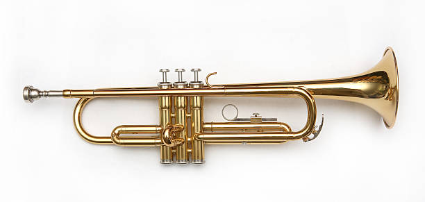 trumpet stock photo