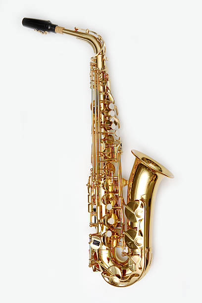sassofono - musical instrument close up wind instrument brass instrument foto e immagini stock