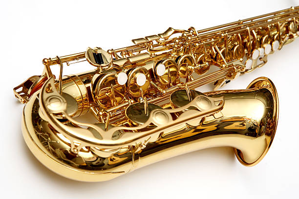 Saxophone stock photo