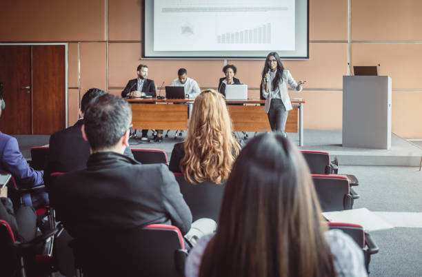 istock Business People at a Conference Meeting 968924118