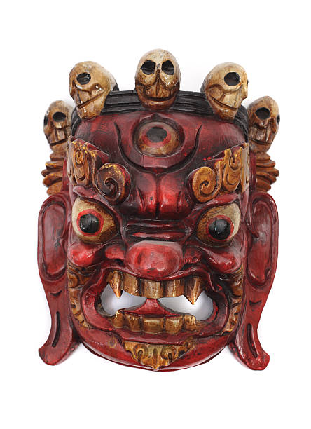Nepal mask stock photo