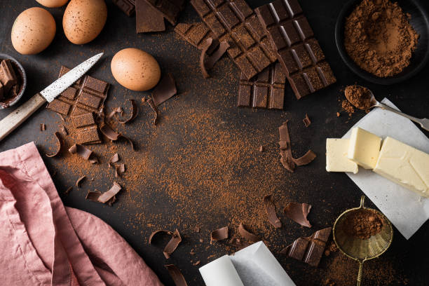istock Ingredients for cooking chocolate pastry 968939480