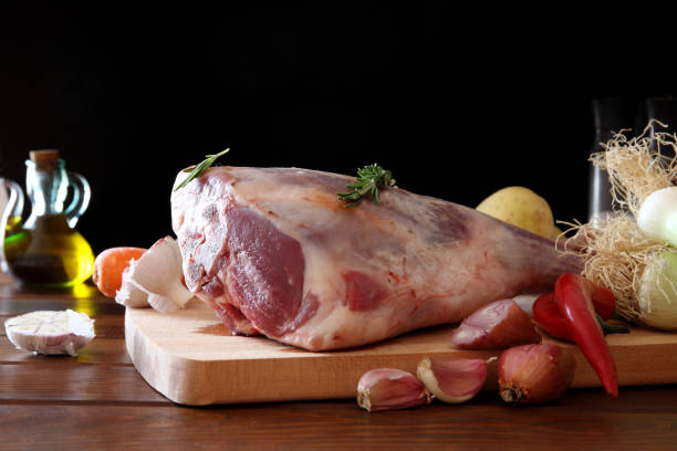 istock Roast Leg of Lamb 968940398