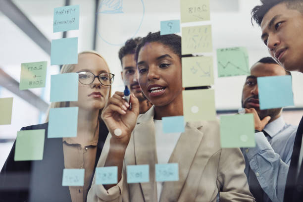 istock Nothing boosts business like a good old brainstorming session 968943370