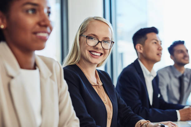 istock We're all in alignment with the company's work culture 968943404