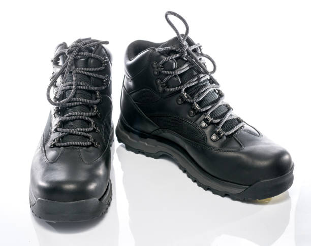 istock Black Trekking Shoes 968944692