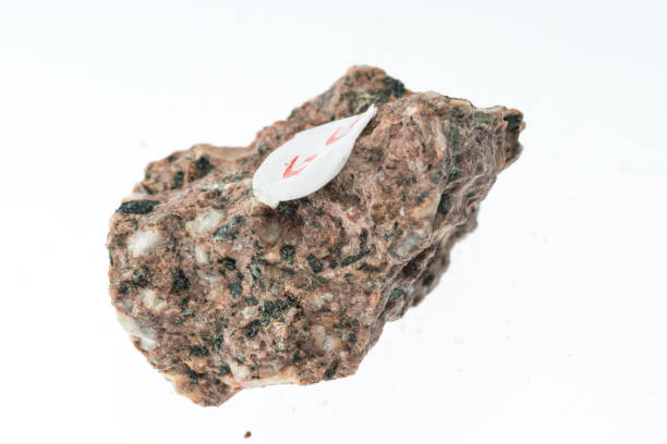 istock Medical stone mineral sample studio shot with white background 968961522