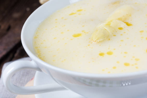 istock rustic white asparagus cream soup with butter 968968842