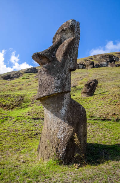 istock Moais statues on Rano Raraku volcano, easter island 968972408