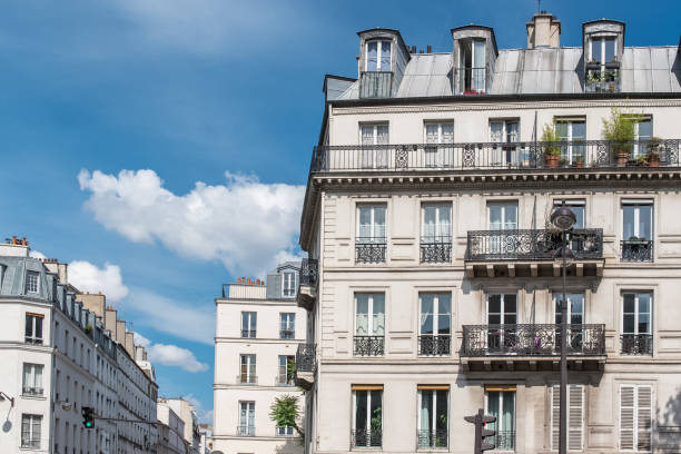 istock Paris, beautiful building in the center 968973770