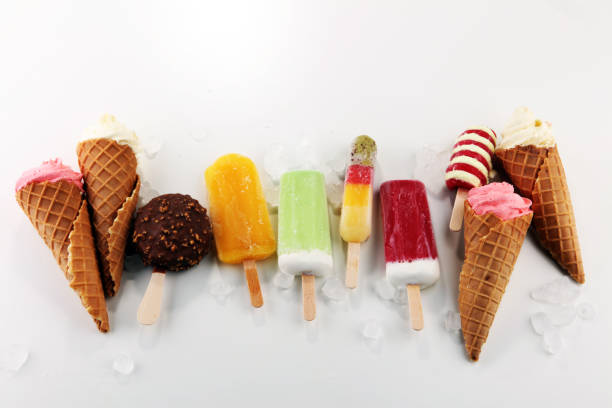 istock Vanilla frozen yogurt or soft ice cream in waffle cone. 968974122