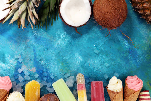 istock Vanilla frozen yogurt or soft ice cream in waffle cone. 968979698