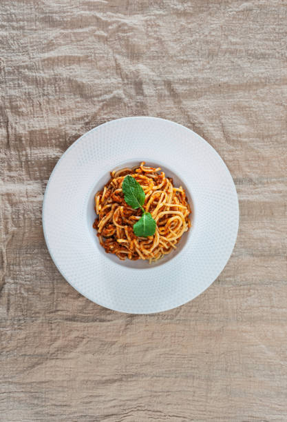 istock Pasta Bolognese on the table 968980356