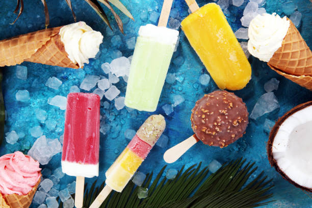 istock Vanilla frozen yogurt or soft ice cream in waffle cone. 968980972