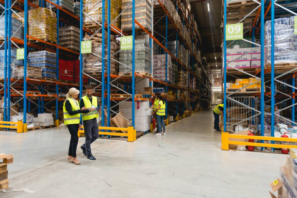 istock Revision of inventory in warehouse 968984094