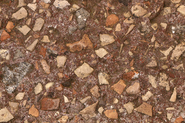 istock Fragment of the wall of modern stone 968984292