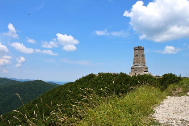 istock Mountain landscape with a monunet 968984560