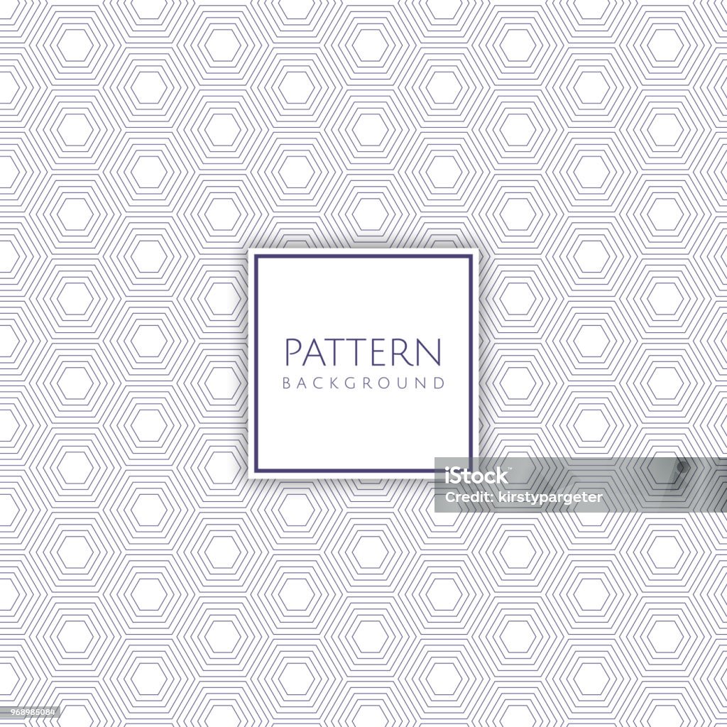 Stock Hexagonal Pattern Hexagonal Pattern Background Stock Illustration - Download Image Now ...