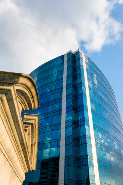 istock GUATEMALA CITY - April 6, 2017: Modern office building in Guatemala City. EDITORIAL. 968988708