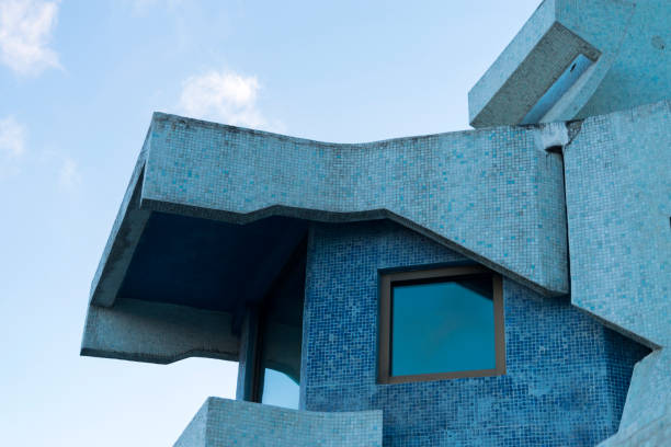 istock Concrete blocks and mosaic architecture modern in Guatemala, central America. 969004984