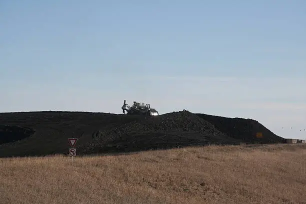 Photo of Bull Dozing Coal