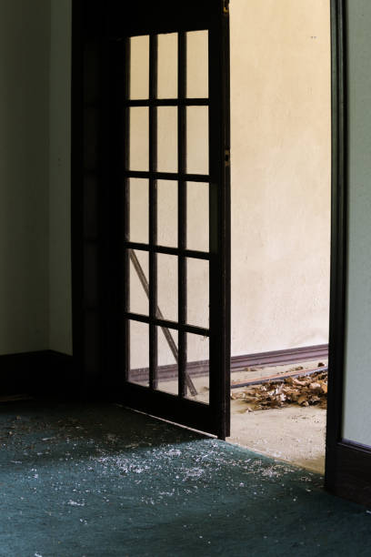 istock Home Intrusion Burlary Broken Glass on Rug 969008872