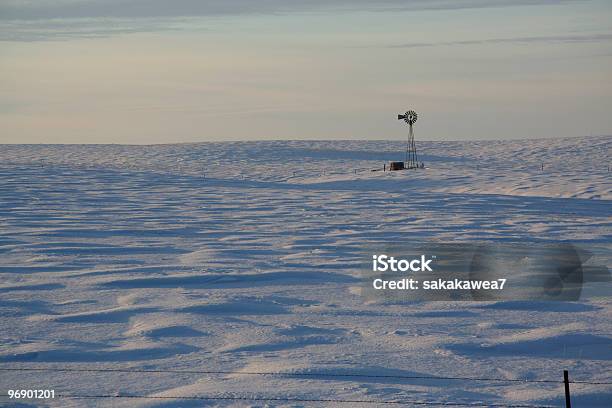 Photo libre de droit de Prairie Neige Dérive Vagues banque d'images et plus d'images libres de droit de Dakota du Nord - Dakota du Nord, Hiver, Aride