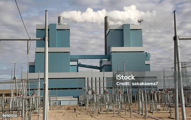 Centrais E Mudar De Campo - Fotografias de stock e mais imagens de Dakota do Norte - Dakota do Norte, Carvão, Central Elétrica