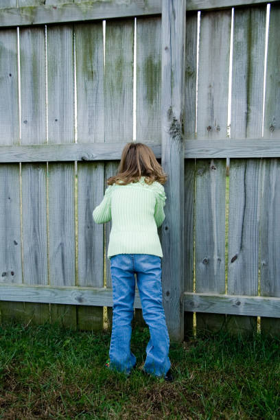 istock Little Girl Spying 96901443