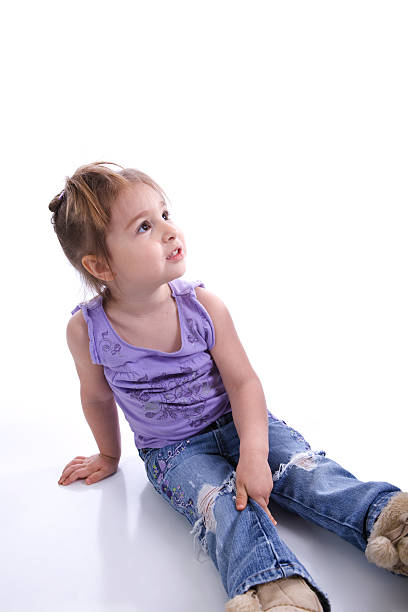 istock Little Girl Looking Up 96902065