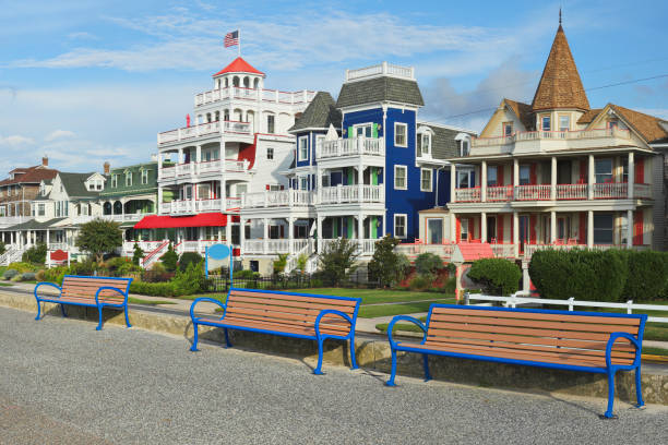 Victorian Architecture - Cape May - New Jersey stock photo