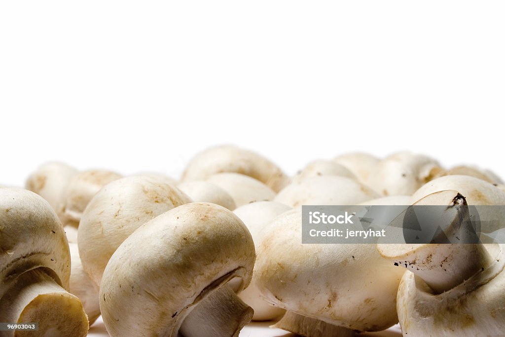 Mar de botão de cogumelos - Royalty-free Cogumelo Foto de stock