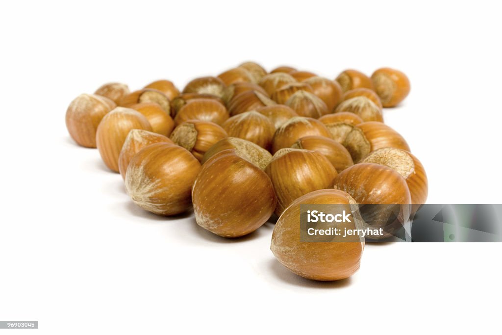 Stream of Hazelnuts  Christmas Stock Photo