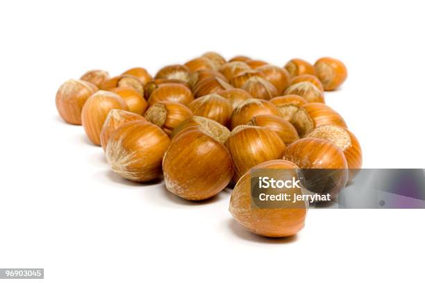 Stream Of Hazelnuts Stock Photo - Download Image Now - Christmas, Color Image, Cut Out