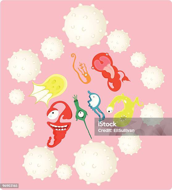 Système Immunitaire Humain Vecteurs libres de droits et plus d'images vectorielles de Globules blancs - Globules blancs, Système immunitaire, Vectoriel