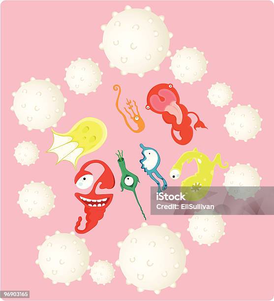 Ludzki Wolny System - Stockowe grafiki wektorowe i więcej obrazów Leukocyt - Leukocyt, Układ odpornościowy, Grafika wektorowa