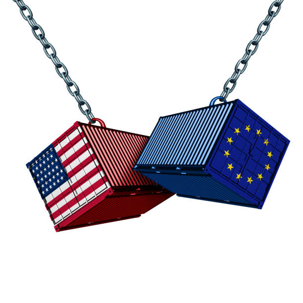 istock European American Trade War 969035672