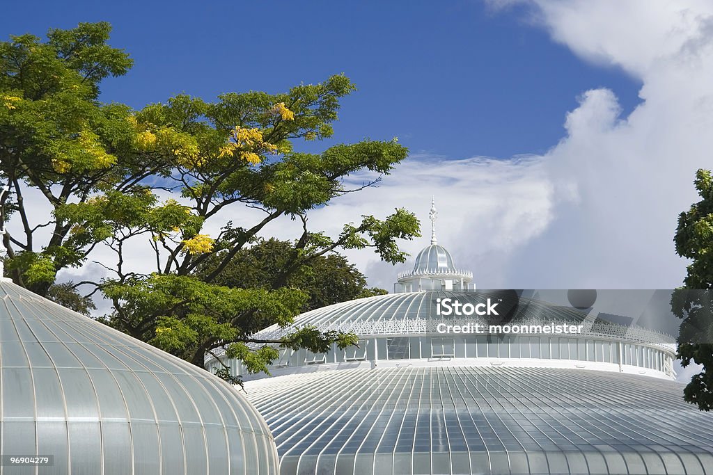 원형 glasshouse - 로열티 프리 궁전 스톡 사진